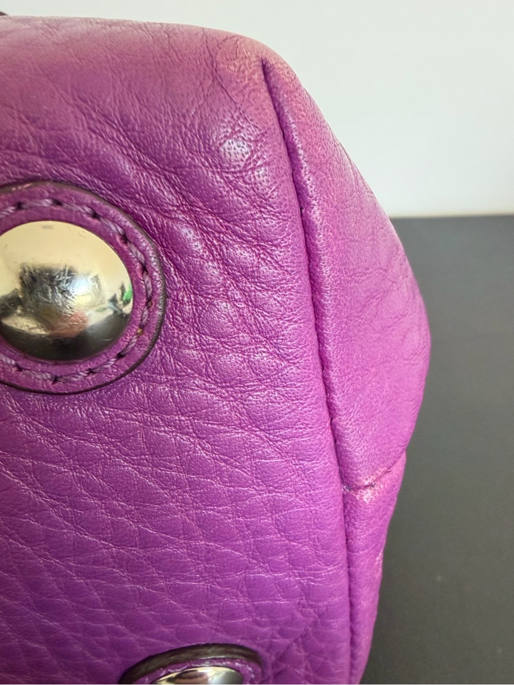 Coach Penelope Signature Shopper 14422 Khaki Berry Shoulder Tote - Picture 16 of 16